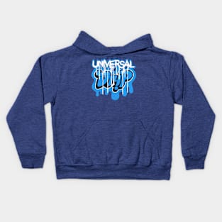 Universal Drip Blue Kids Hoodie